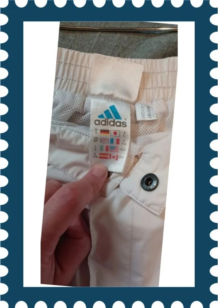 Jogging jambes larges Vintage Adidas taille L - photo numéro 8