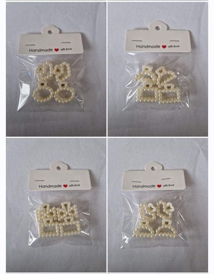 Lot de 4 paquets de pinces a cheveux