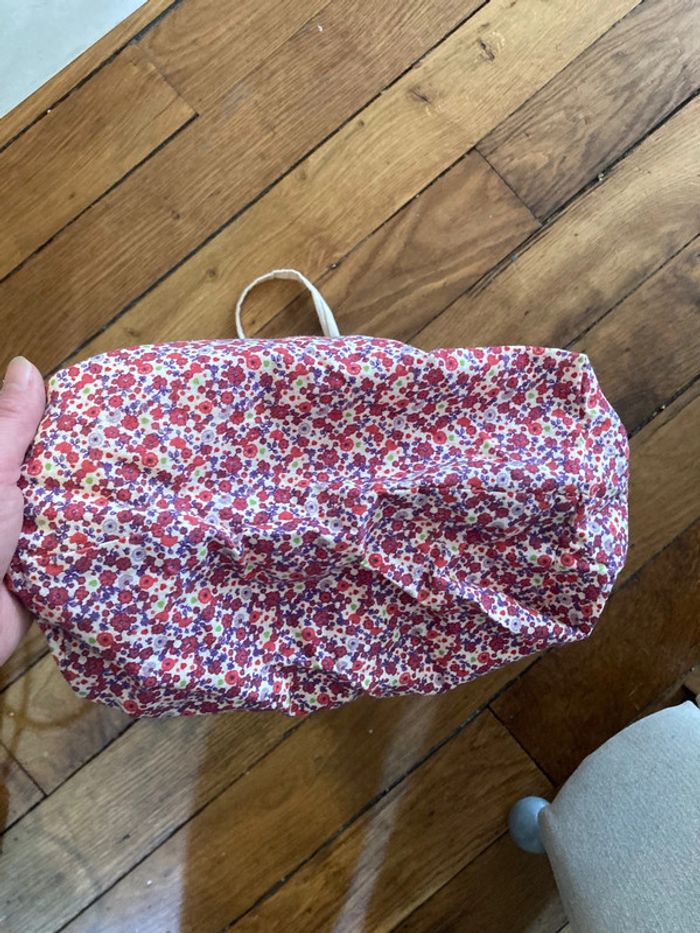 Tote bag Corolle fleuri – Sac en tissu léger - photo numéro 2