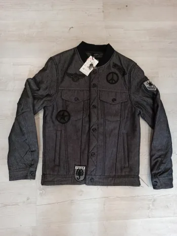 Veste en jeans homme taille M chaude a pressions