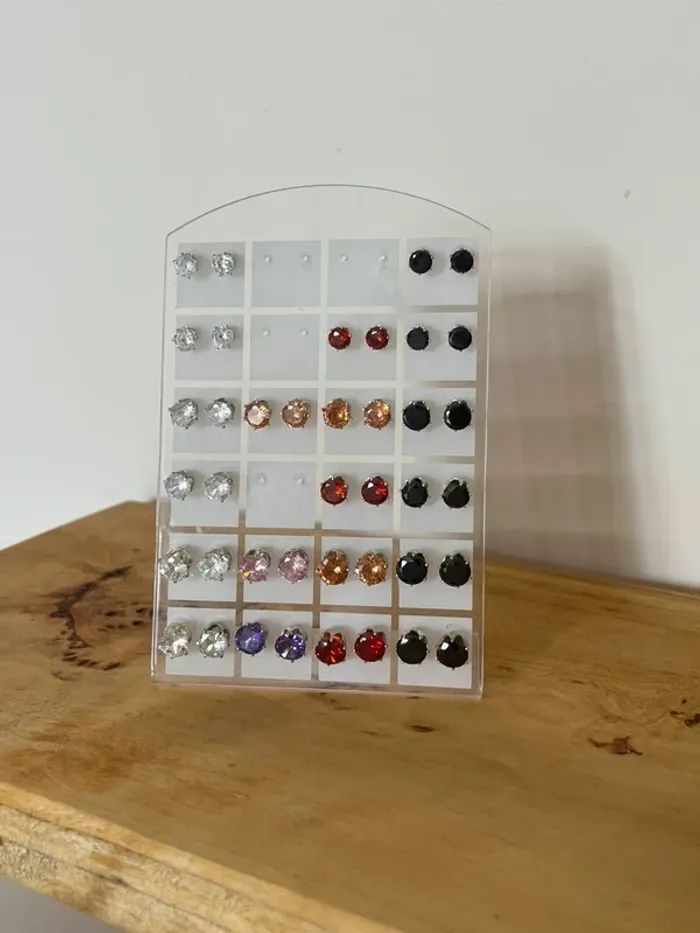Lot de 20 paires de boucles d’oreilles - photo numéro 2