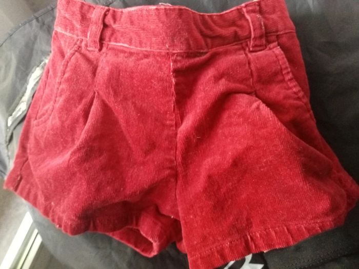 Short en velours fille - photo numéro 3