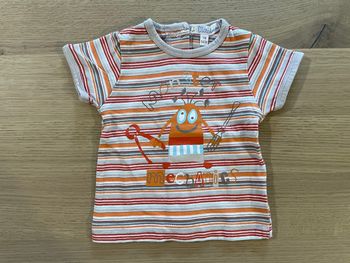 T-shirt manches courtes kitchoun 1 mois