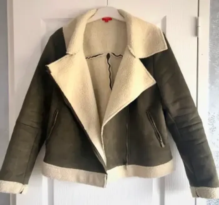 Veste kaki molletonnée