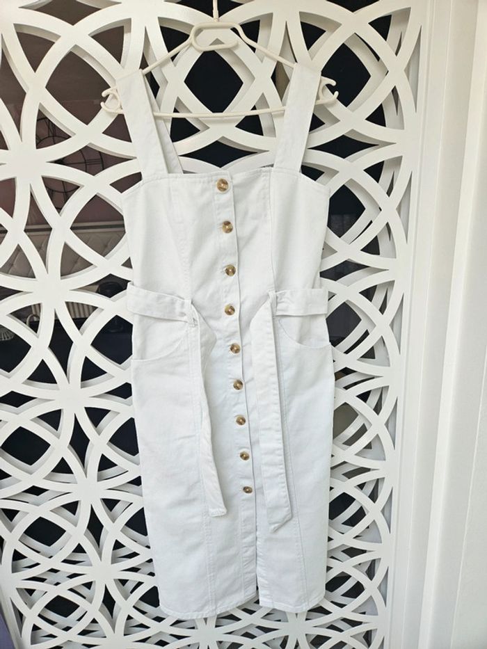 Denim Co robe blanche taille 32 - photo numéro 2