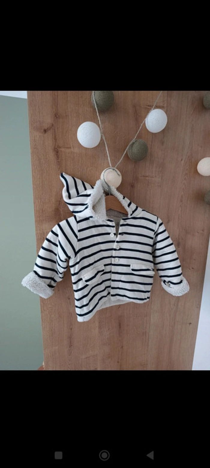 Veste 12 mois petit bateau