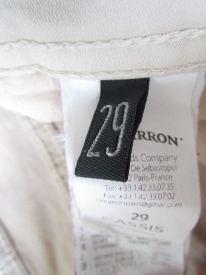 Pantalon slim beige Cimarron 39 TBE - photo numéro 6