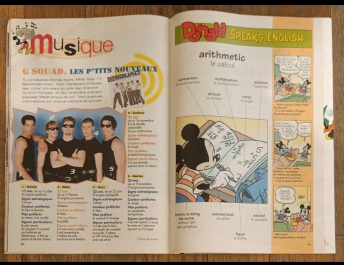 Ancien journal de mickey N°2320 avec fiches 1996 vintage - photo numéro 8