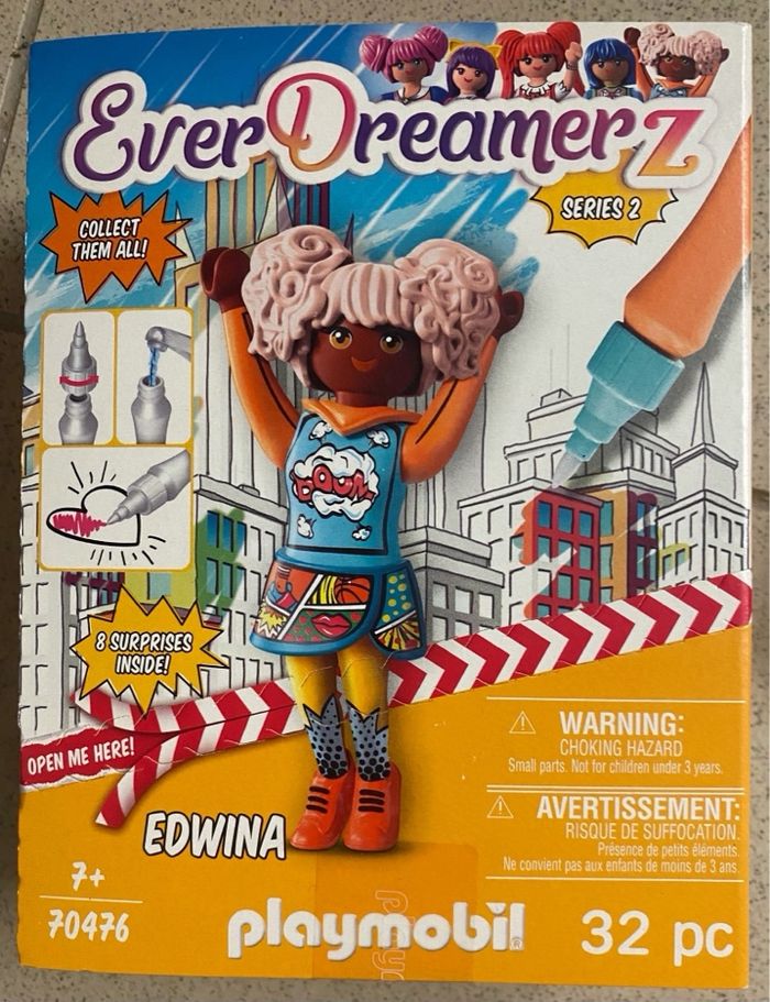 Playmobil - Edwina, Jeu de Construction Comic World - 70476