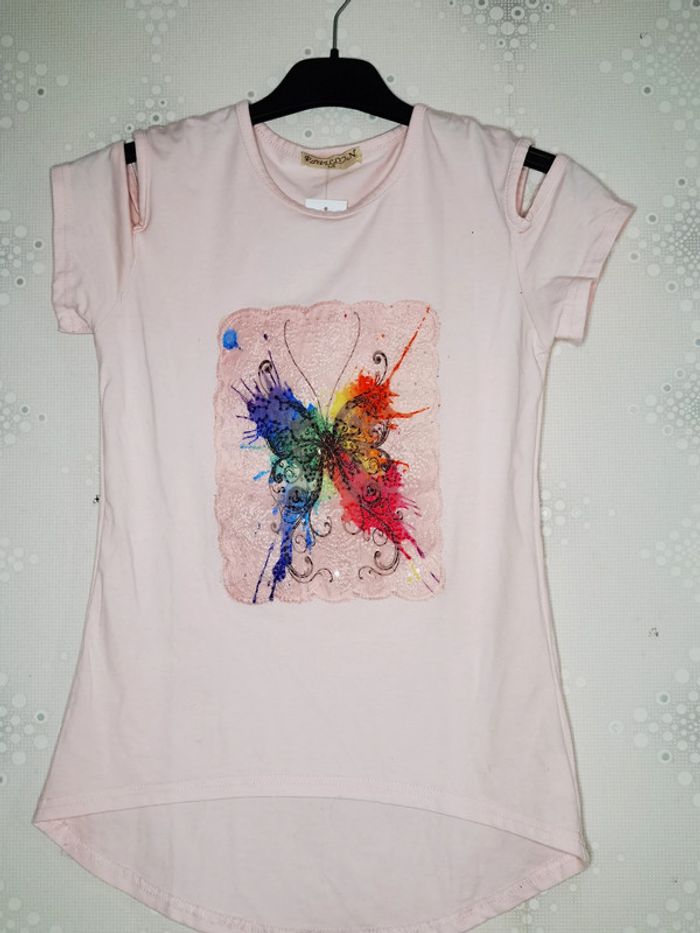 D2602 - tee-shirt fille 14 ans