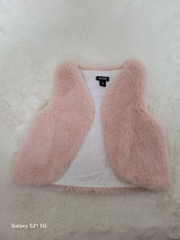 Gilet fausse fourrure 3 mois – Kiabi
