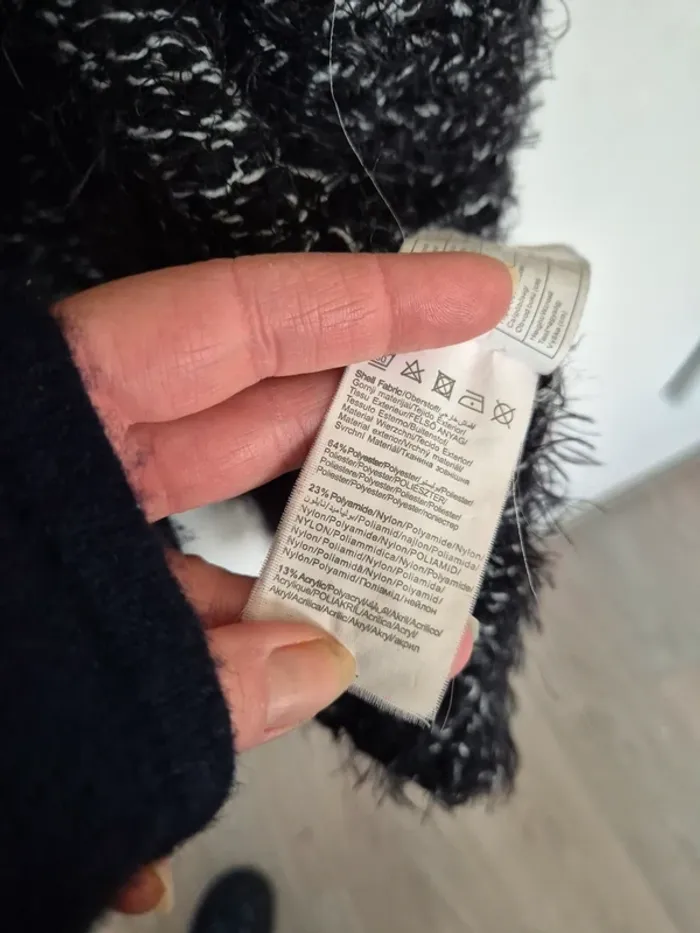 veste mi longue noire Pimkie taille S - photo numéro 3