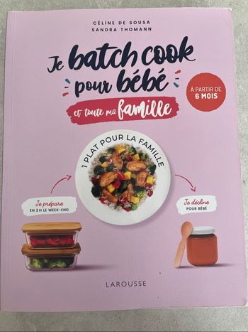 Livre recette batch cooking