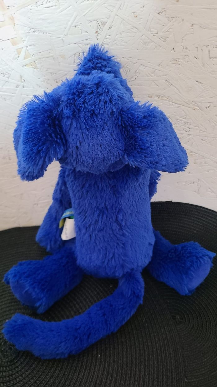 Ecole des loisirs Peluche Chien Bleu - photo numéro 4