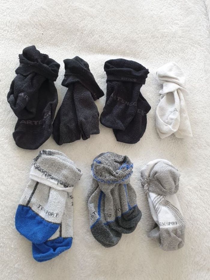Lot de 7 paires de chaussettes basses 39-42