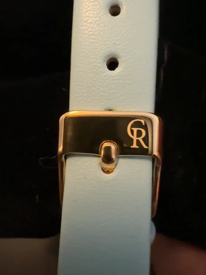 Montre Charlotte Raffaelli La Basic bleu léger neuve - photo numéro 4