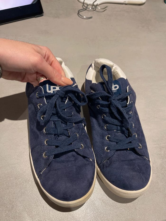 Baskets bleu marine lpb taille 39 - photo numéro 3
