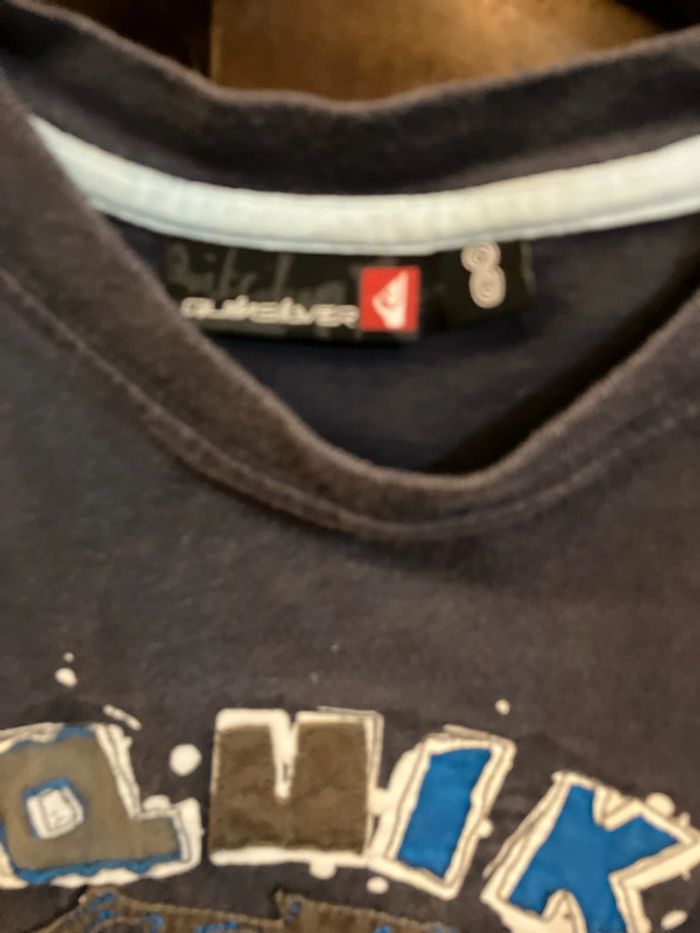 Quiksilver t shirt manche longue taille 8 ans - photo numéro 3
