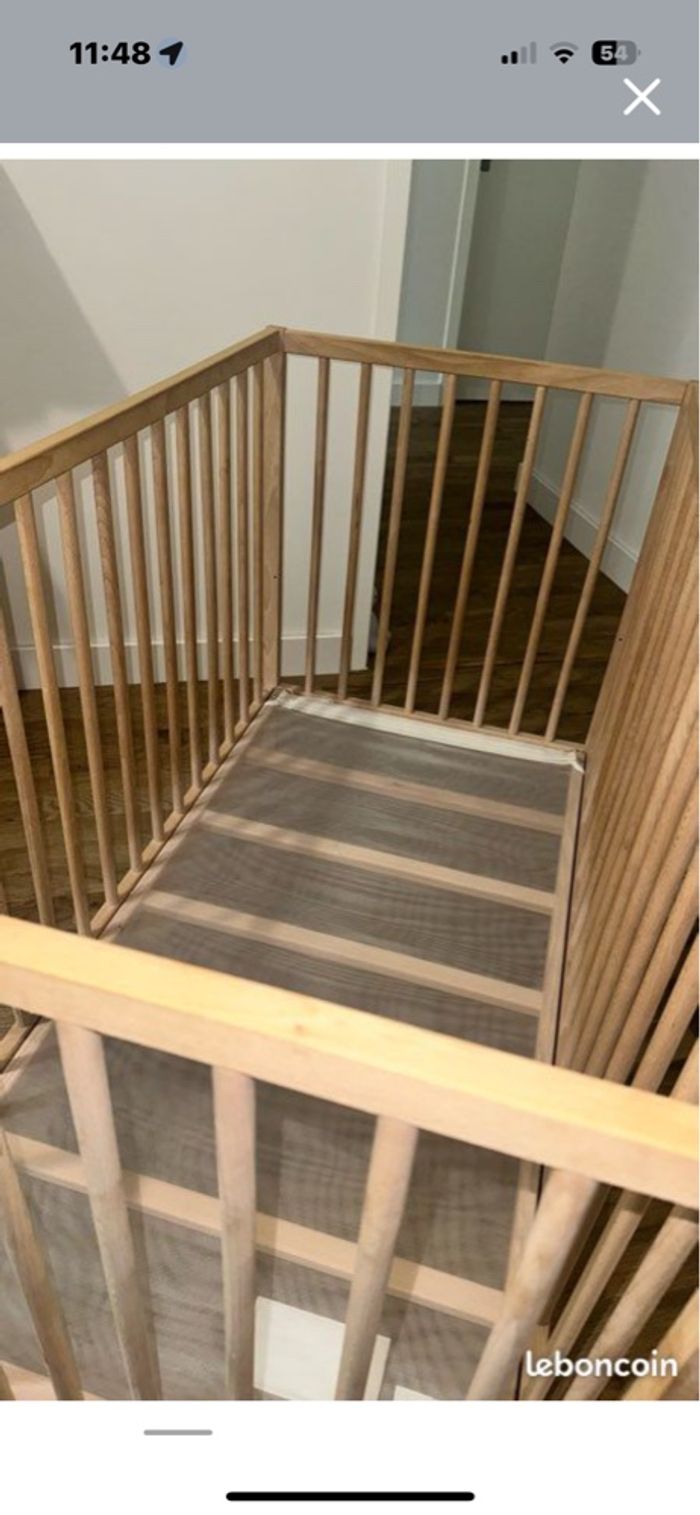 Lit Bebe Ikea + Matelas bebe EMMA - photo numéro 9