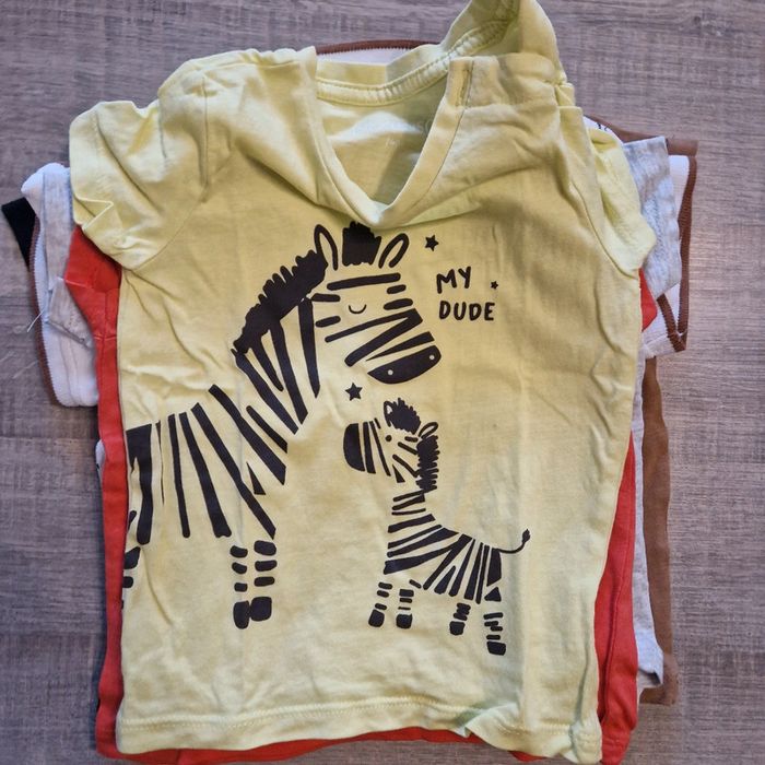 Lot t-shirt MC 9 mois - photo numéro 7