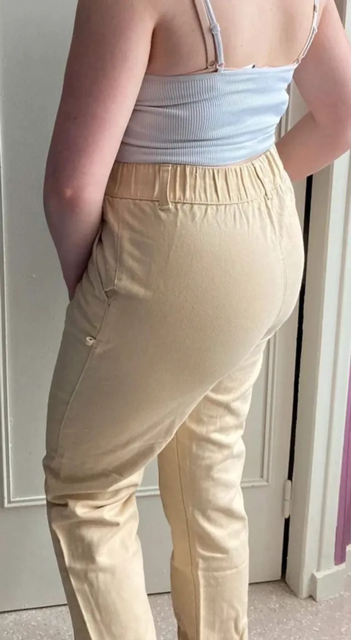 Pantalon style cargo beige - photo numéro 6