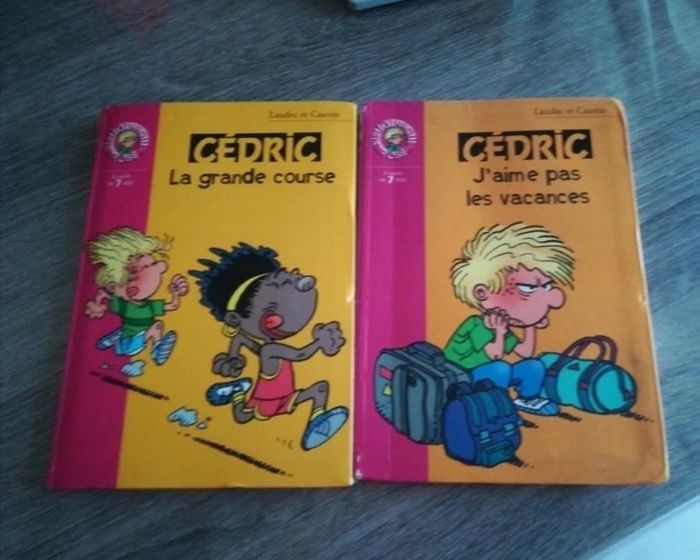 Lot de 2 livres Cédric