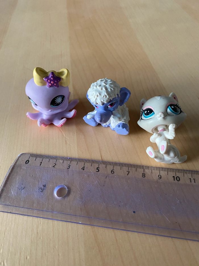 Petite figurine littlest pet shop pieuvre chat mammouth monster hight shiver abbey