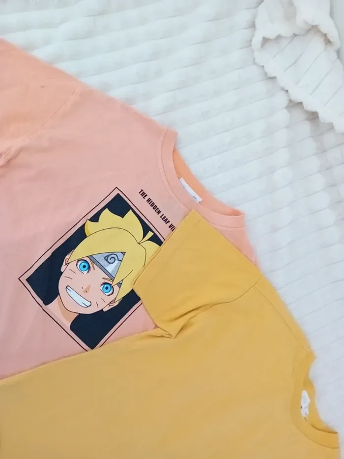 Lot 2 Tshirt garçon 8/9ans Zara 🌼🖤 - photo numéro 2