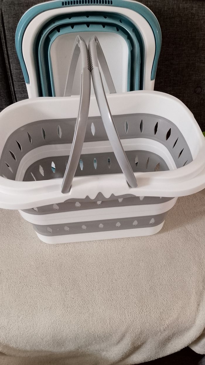 Panier à linge pliable