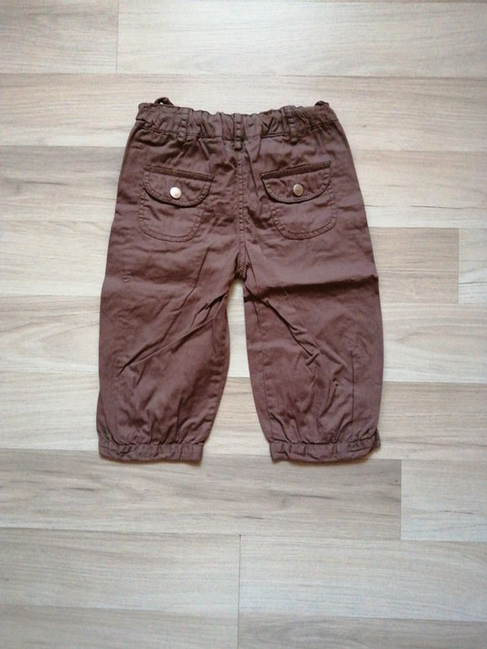 Lot 2 pantacourts coton ceinture réglable - photo numéro 4