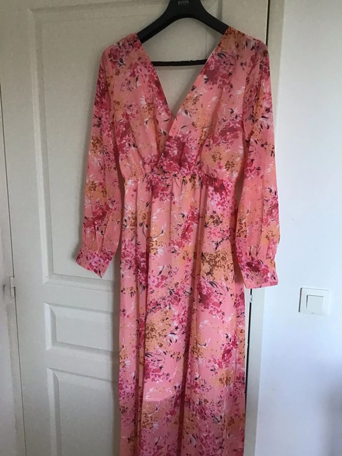 Robe longue cache coeur taille XL ( taille grand) pourquoi pas pour une ceremonie ? - photo numéro 6
