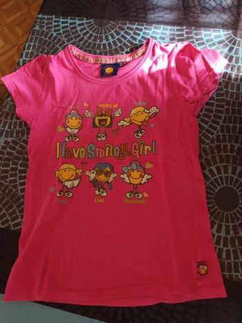 tee shirt fille 10 ans smiley world