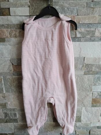 Pyjama velours sans manche