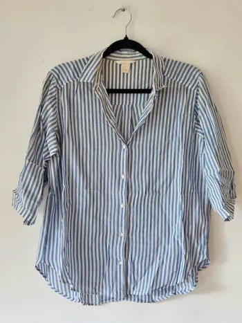 Chemise rayée manches 3/4 H&M taille 38/M