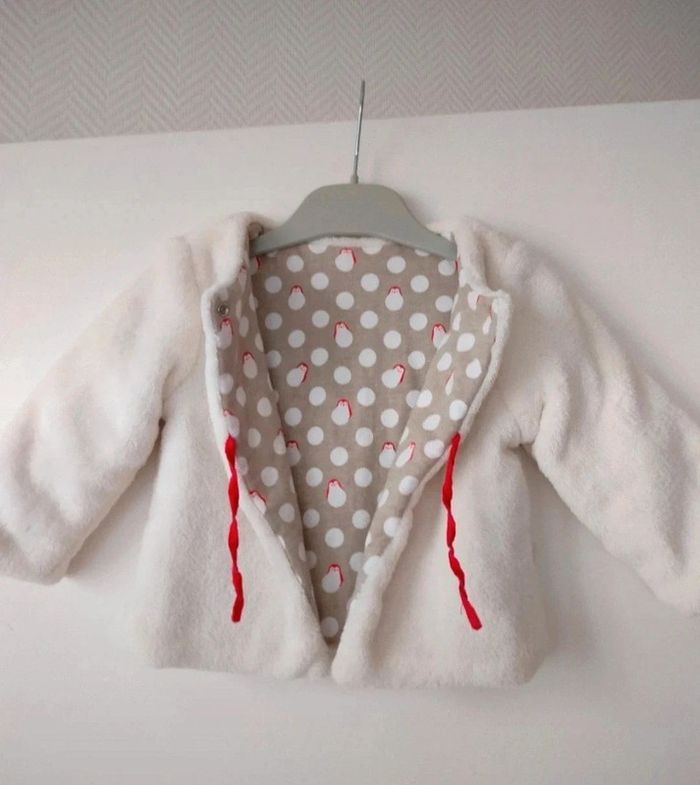 (a) veste fourrure blanche Obaibi - photo numéro 3