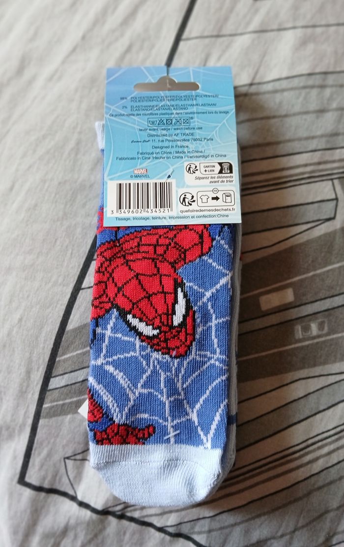 Lot de 3 paires de chaussettes basses Spiderman - photo numéro 2