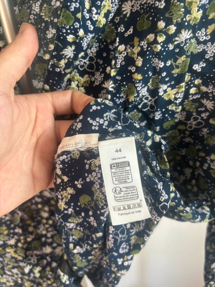Chemise en col V fleuri u collection taille XXL/44 - photo numéro 8