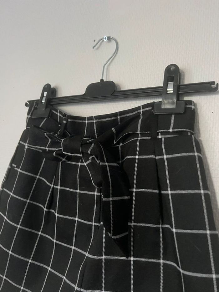Short à carreaux noir - photo numéro 2