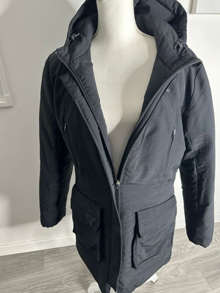 Parka doudoune noire duvet et plume le Coq Sportif T40 L - photo numéro 5