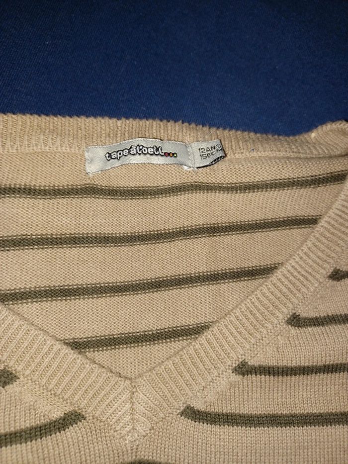 Pull fin tape à l'œil 12 ans - photo numéro 2