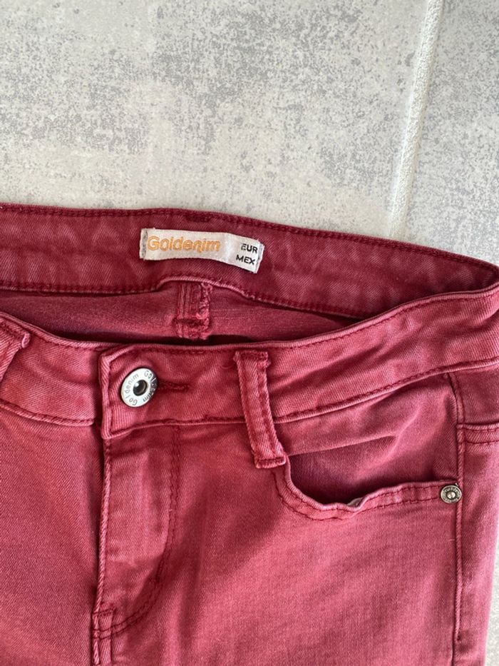 Pantalon garçon bordeaux taille 36 - photo numéro 4