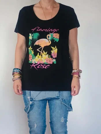 T-shirt flamand rose 46/48