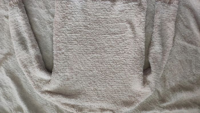 Pull blanc love épais blanc okaidi 8 ans - photo numéro 4