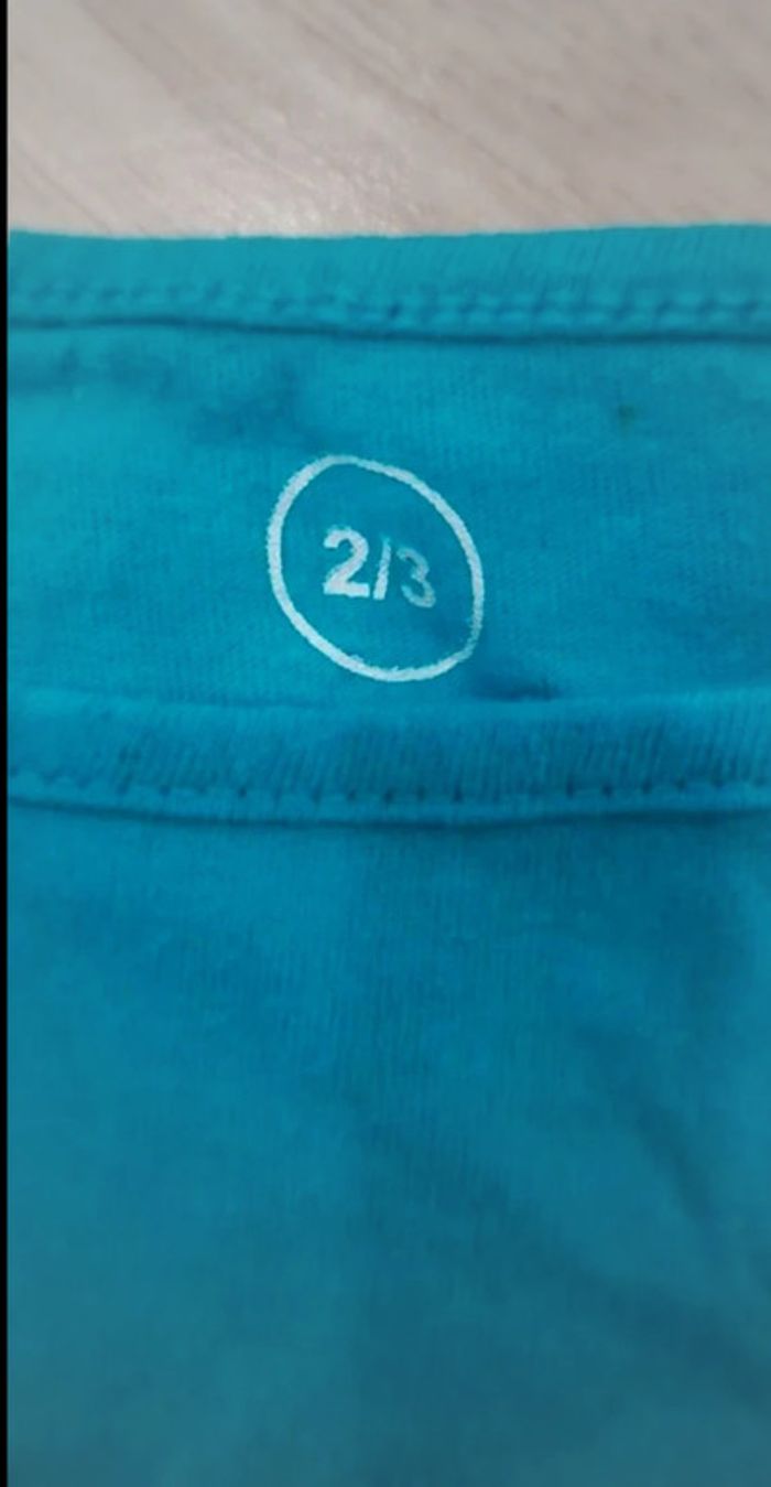 Lot 2 tee-shirts fille 24mois/2ans - photo numéro 5