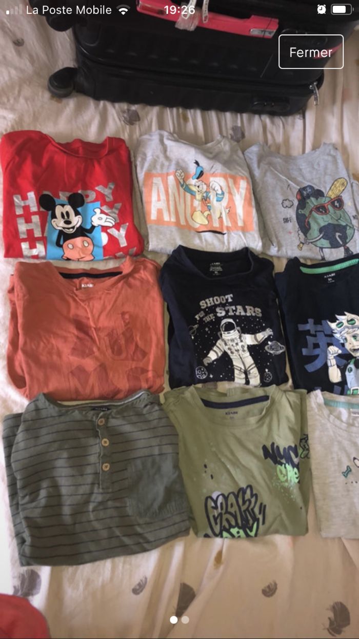 Lot 9 chemises - photo numéro 2