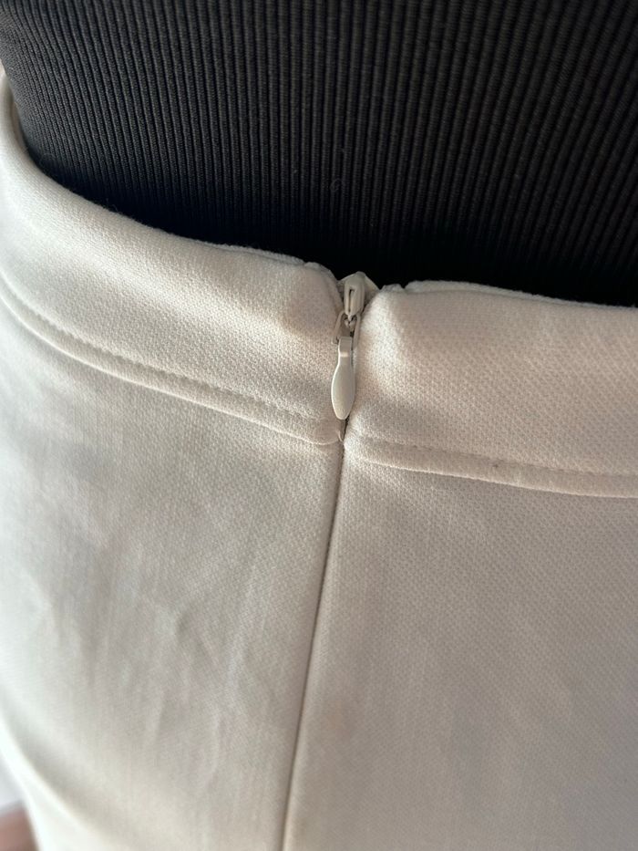 Jupe blanche taille haute Caroll – T42 - photo numéro 7
