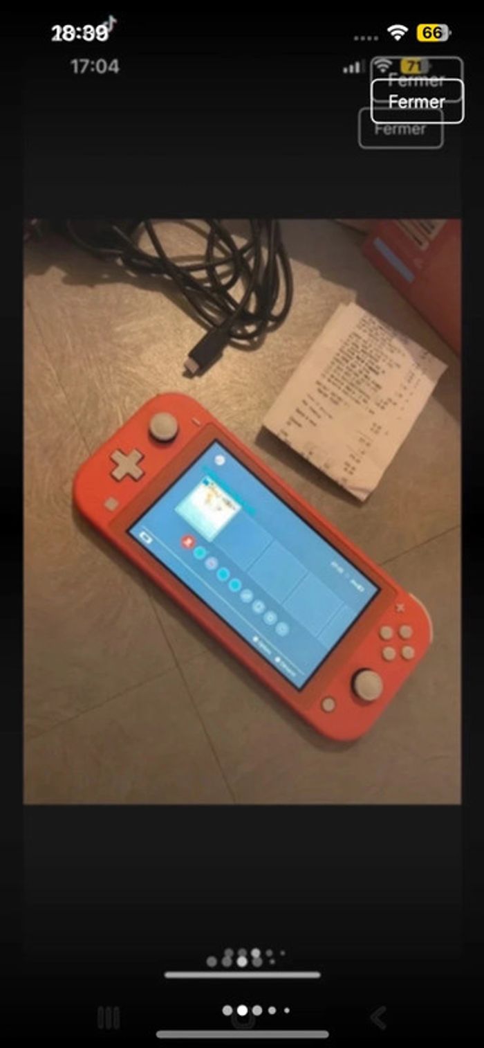 Nintendo switch lite rose - photo numéro 2