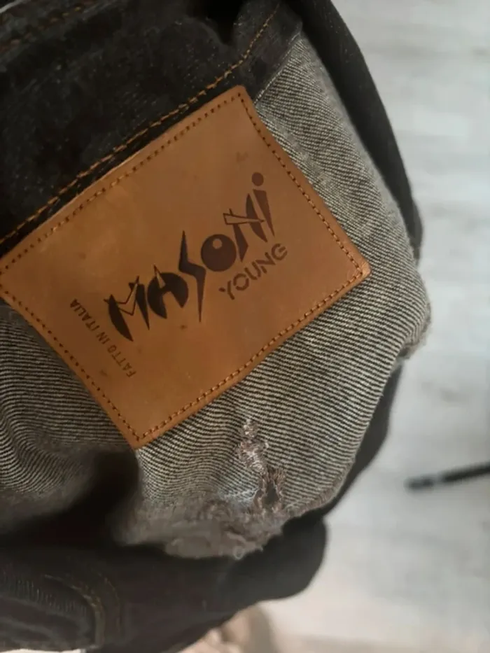 Veste jeans brodées taille 42 - photo numéro 4