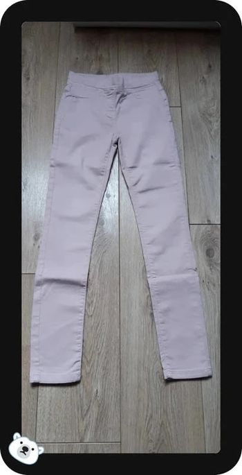 Pantalon slim tape à l'oeil rose clair 10 ans neuf jamais porté