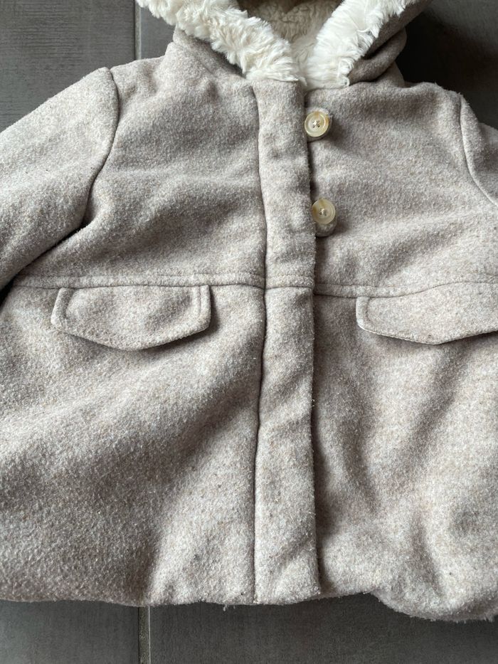 Manteau chaud beige - photo numéro 3